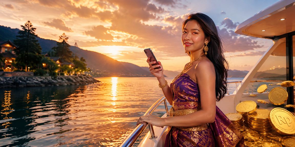 Suasana liburan pantai dengan nuansa bonus VIP untuk mitra platform premium