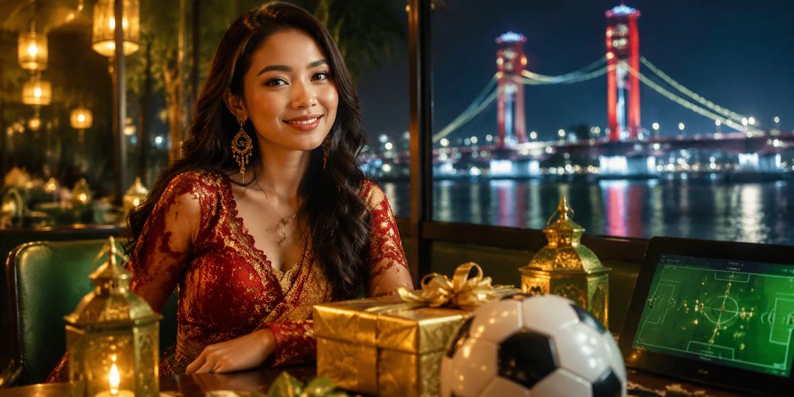 Pengguna menikmati taruhan sepak bola sambil minum kopi di kafe lokal Indonesia